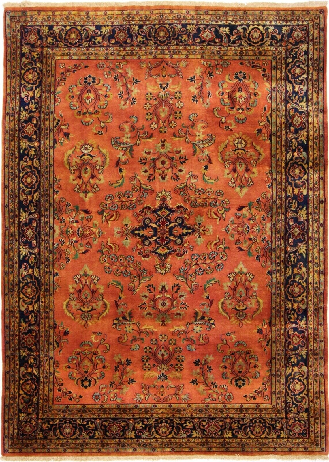 Orientteppich Sarough 237 x 163 cm Wolle handgeknüpft