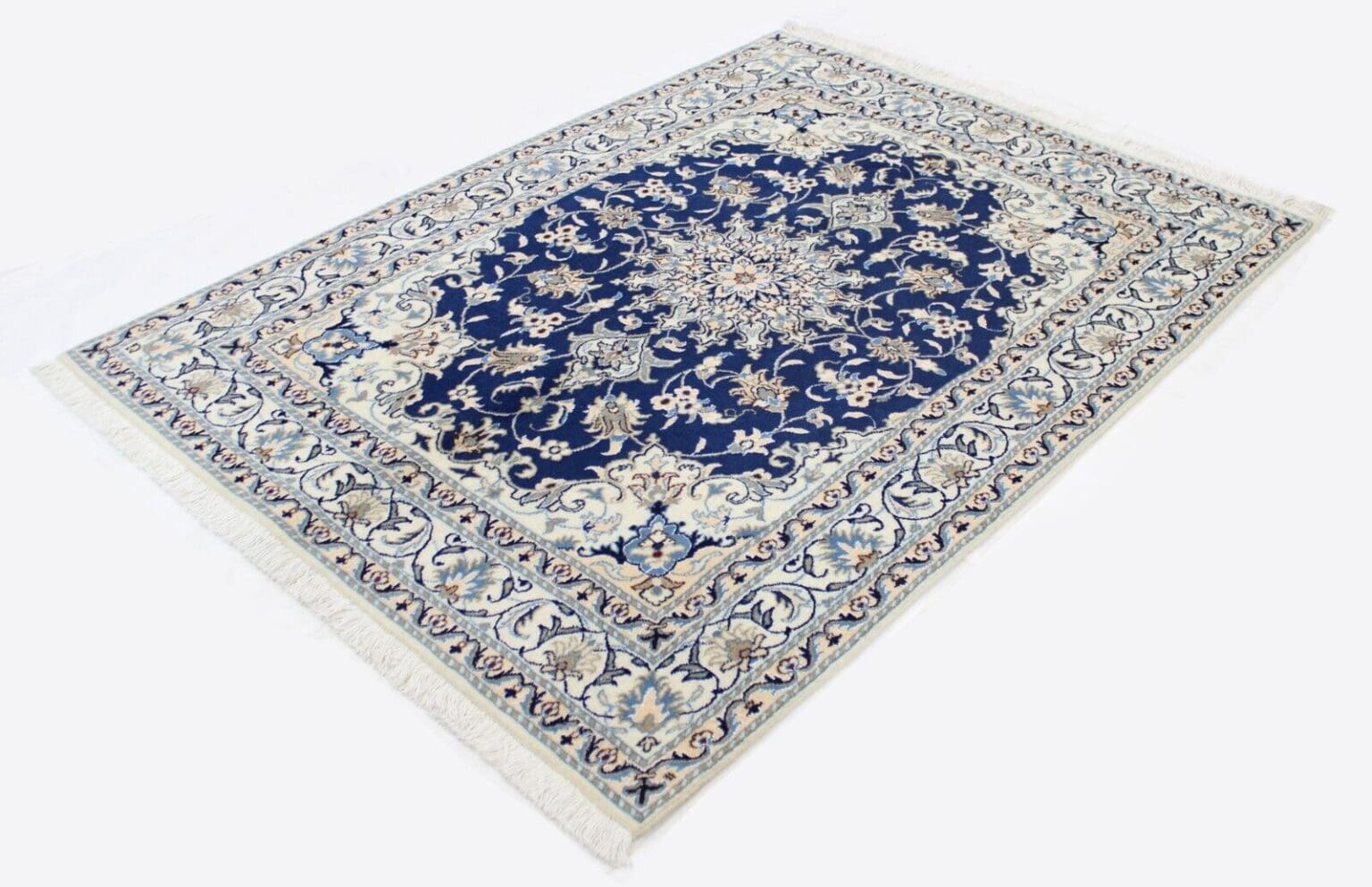 Perserteppich Nain 191 x 143 cm Wolle handgeknüpft
