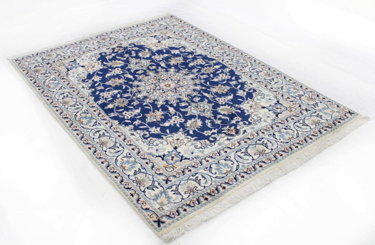 Perserteppich Nain 191 x 143 cm Wolle handgeknüpft