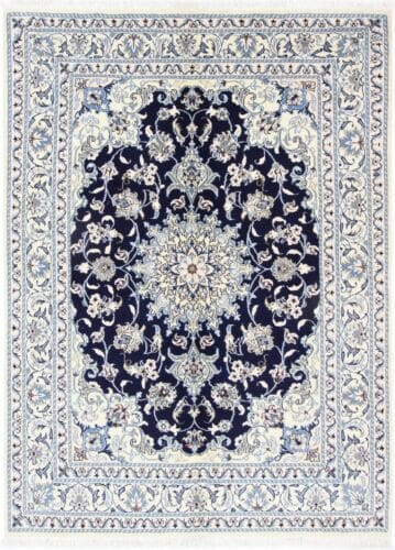 Perserteppich Nain Kaschmir 198x144 cm Wolle handgeknüpft