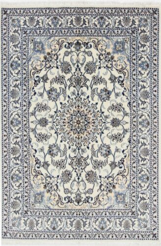 Perserteppich Nain Kaschmir 207 x 145 cm handgeknupft