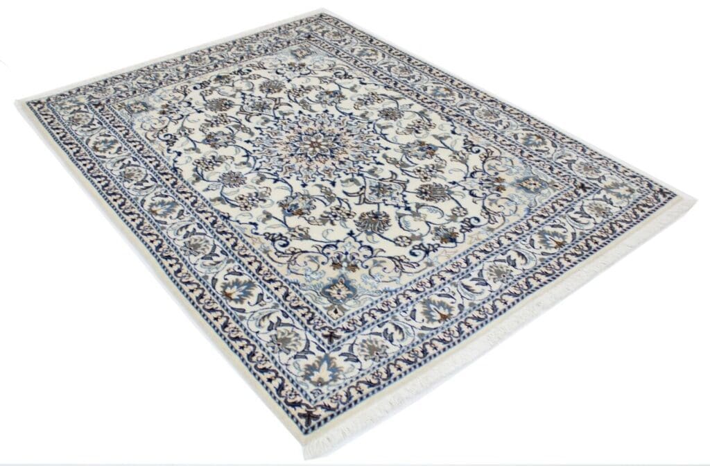 Perserteppich Nain 195 x 148 cm Wolle handgeknüpft