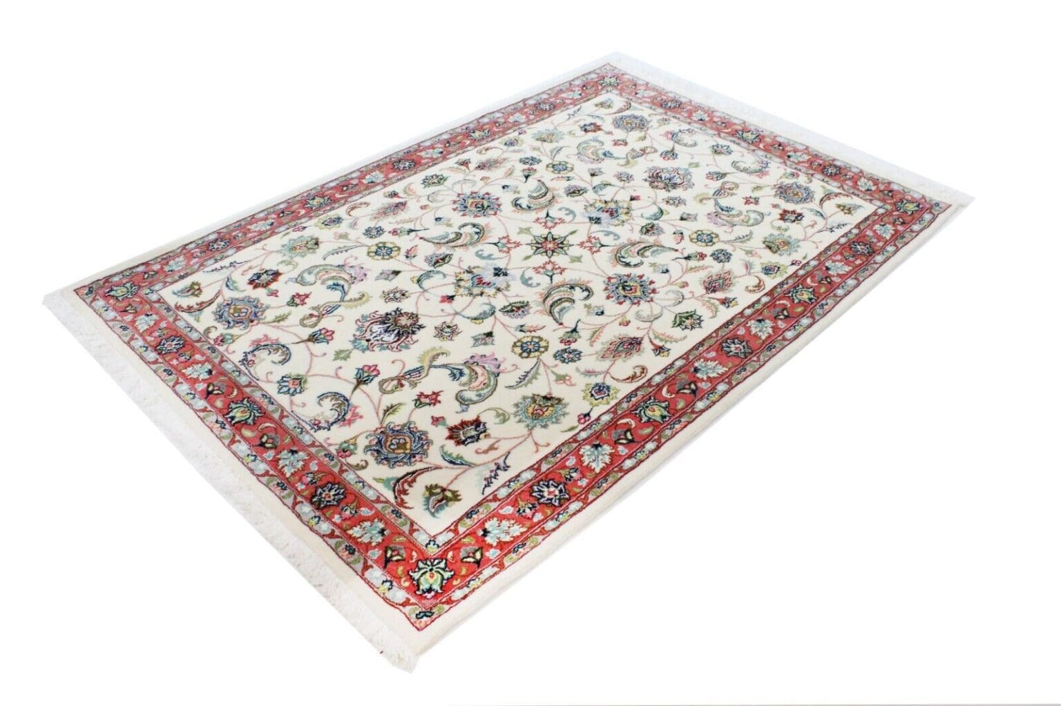 Perserteppich Tabriz 202x140 cm Wolle handgeknüpft
