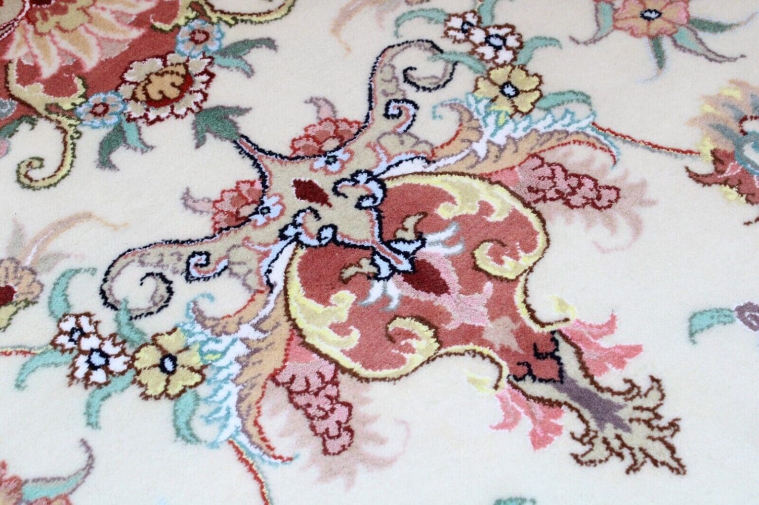 Perserteppich Tabriz 202x140 cm Wolle handgeknüpft
