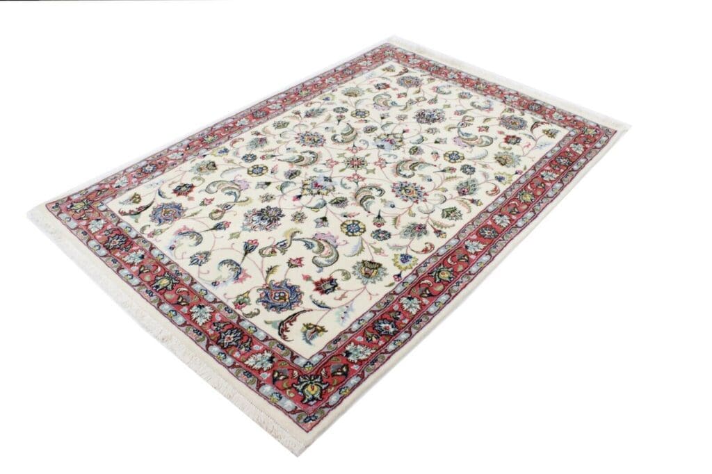 Perserteppich Tabriz 203 x 142 cm Wolle handgeknüpft