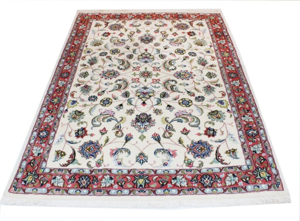 Perserteppich Tabriz 203 x 142 cm Wolle handgeknüpft