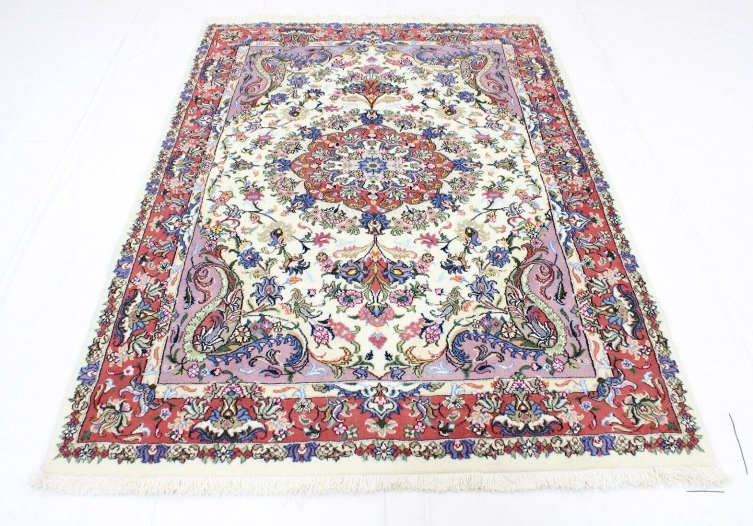 Perserteppich Tabriz 210 x 144 cm Wolle handgeknüpft