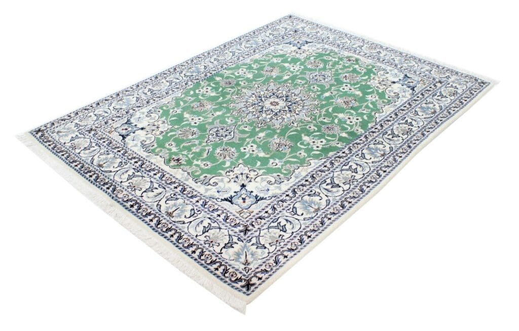 Perserteppich Nain 200 x 149 cm Wolle handgeknüpft