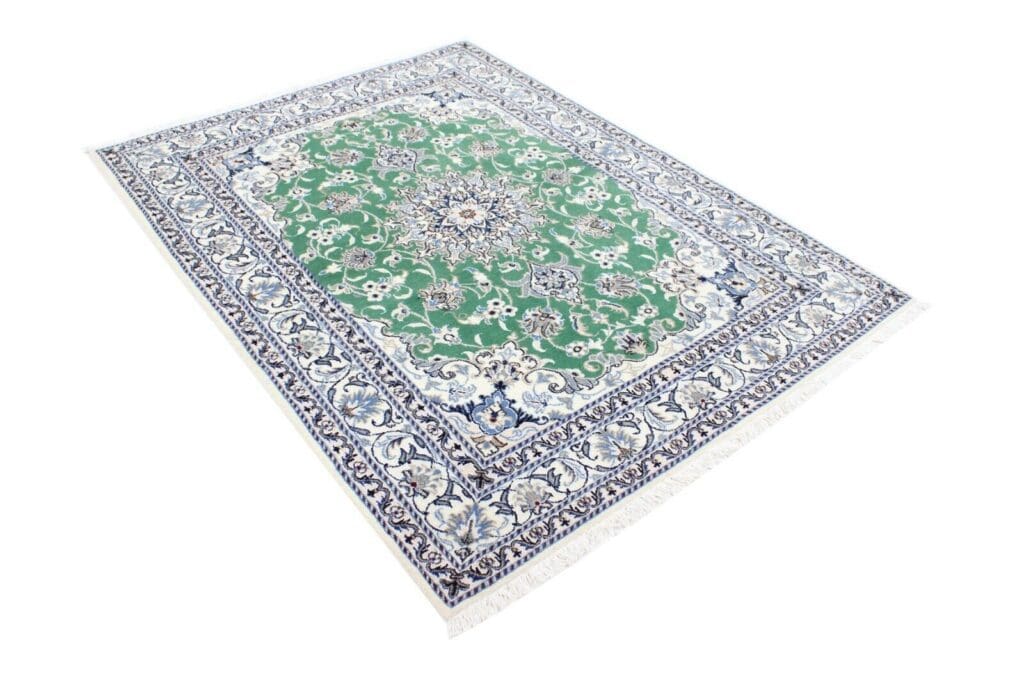 Perserteppich Nain 200 x 149 cm Wolle handgeknüpft