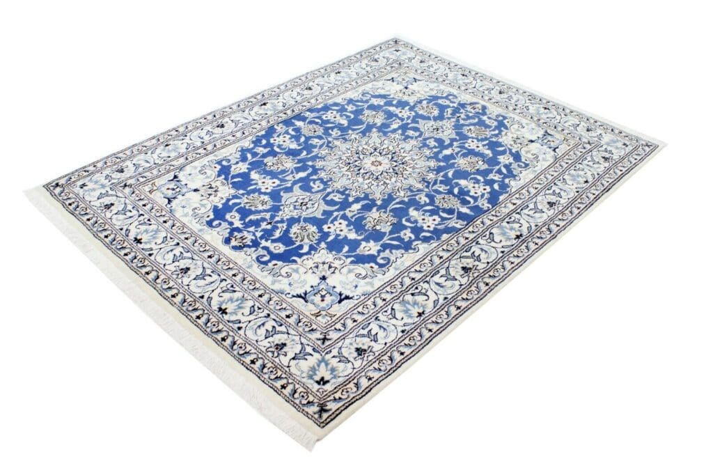 Perserteppich Nain 195 x 148 cm Wolle handgeknüpft