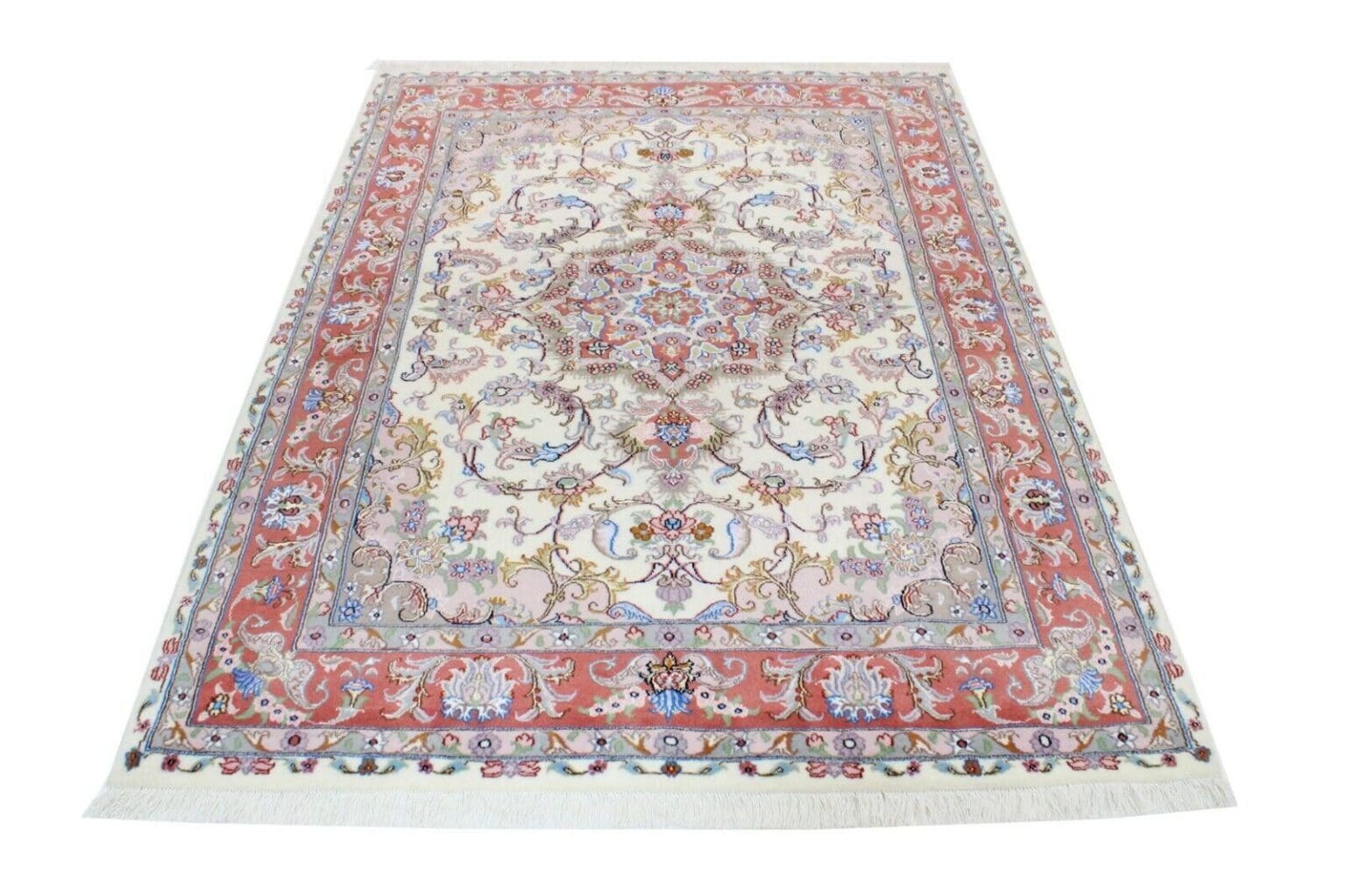 Perserteppich Tabriz 205 x 145 cm Wolle handgeknüpft