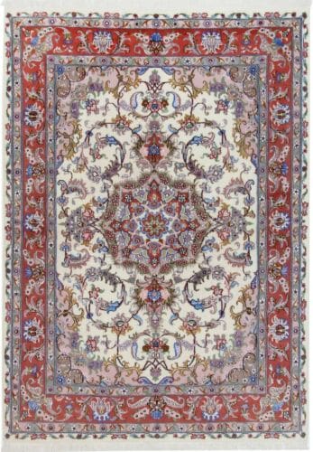 Perserteppich Tabriz 205 x 145 cm Wolle handgeknüpft