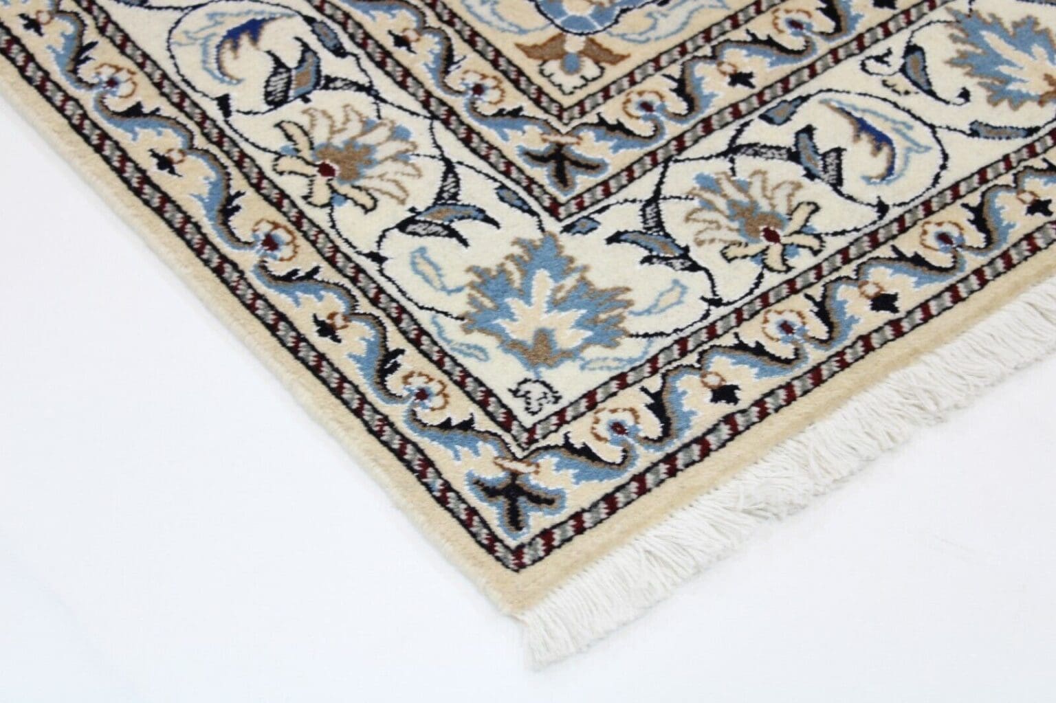 Perserteppich Nain 202x150 cm Wolle handgeknüpft