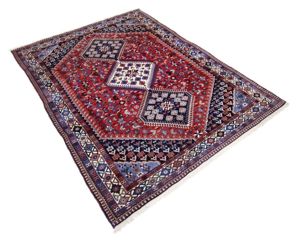 handgeknupfter-yalammeh-orientteppich-200x150-cm-perserteppich-1 Perserteppich Yalammeh 200 x 150 cm Wolle handgeknüpft