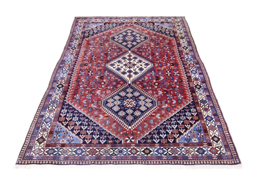 handgeknupfter-yalammeh-orientteppich-200x150-cm-perserteppich-2 Perserteppich Yalammeh 200 x 150 cm Wolle handgeknüpft