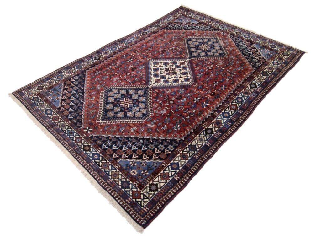 handgeknupfter-yalammeh-orientteppich-200x150-cm-perserteppich-3 Perserteppich Yalammeh 200 x 150 cm Wolle handgeknüpft