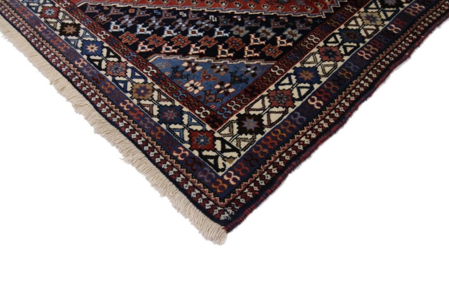 handgeknupfter-yalammeh-orientteppich-200x150-cm-perserteppich-4 Perserteppich Yalammeh 200 x 150 cm Wolle handgeknüpft