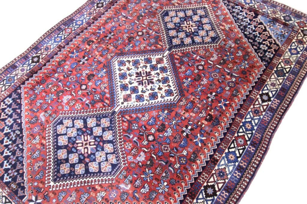 handgeknupfter-yalammeh-orientteppich-200x150-cm-perserteppich-5 Perserteppich Yalammeh 200 x 150 cm Wolle handgeknüpft