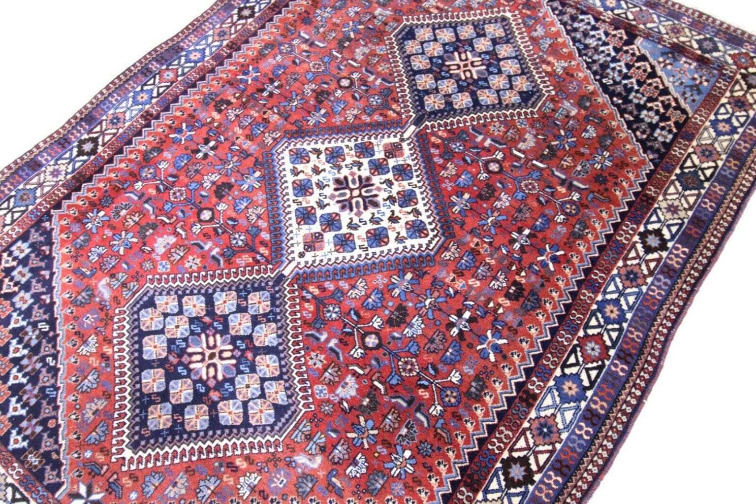 handgeknupfter-yalammeh-orientteppich-200x150-cm-perserteppich-5 Perserteppich Yalammeh 200 x 150 cm Wolle handgeknüpft