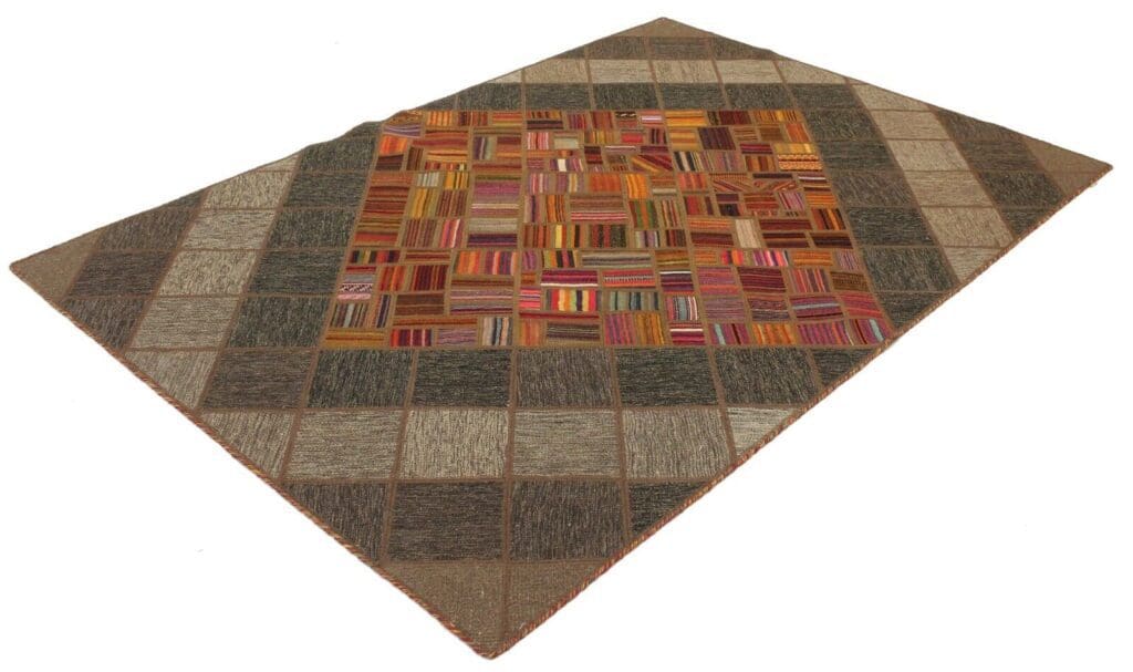 Orientteppich 233 x 160 cm Wolle handgewebt