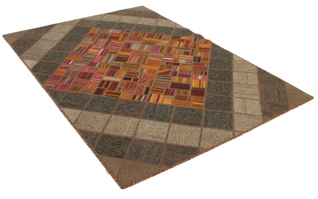 Orientteppich 233 x 160 cm Wolle handgewebt