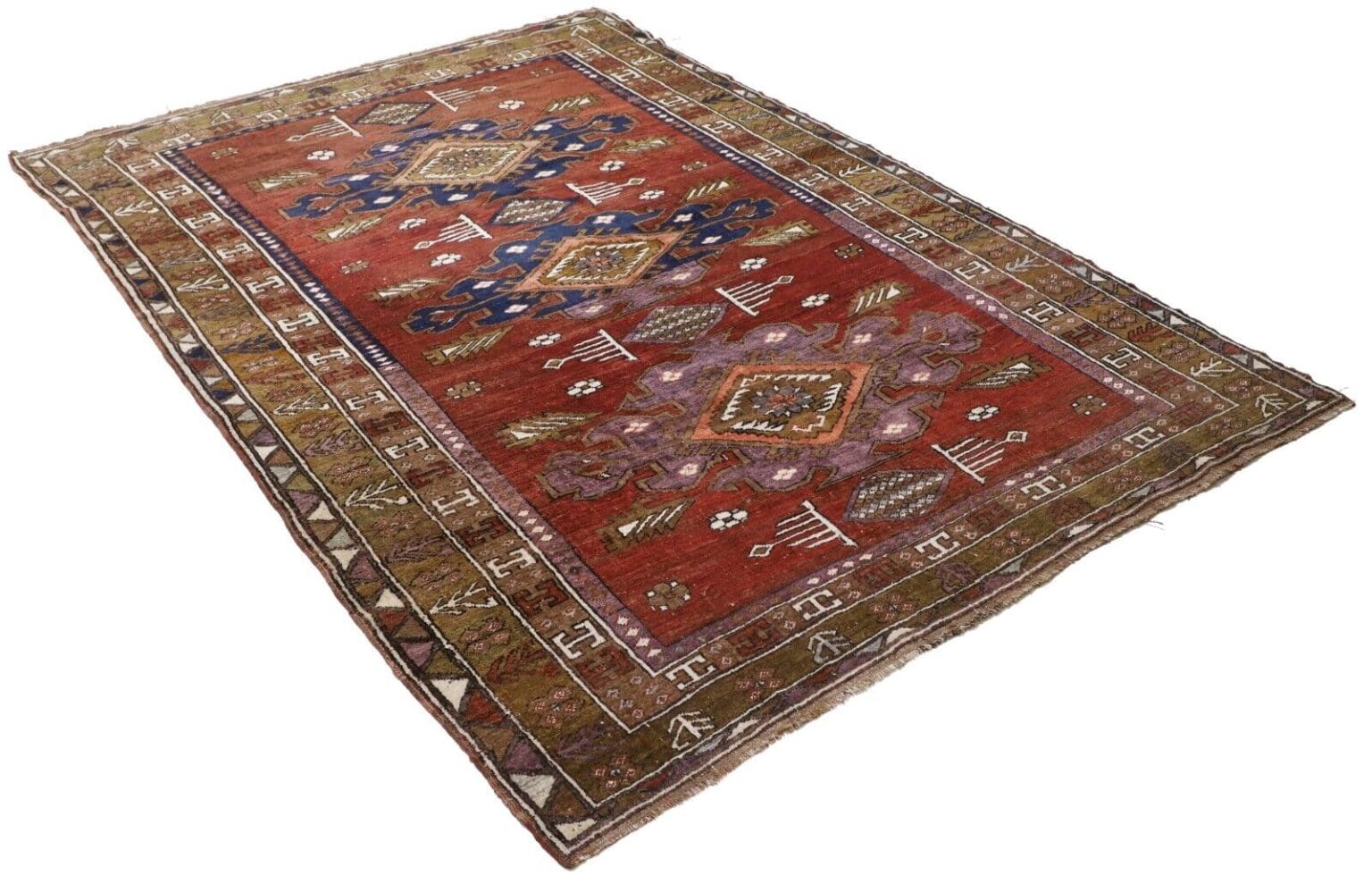 Orientteppich Shirvan 240 x 170 cm Wolle handgeknüpft