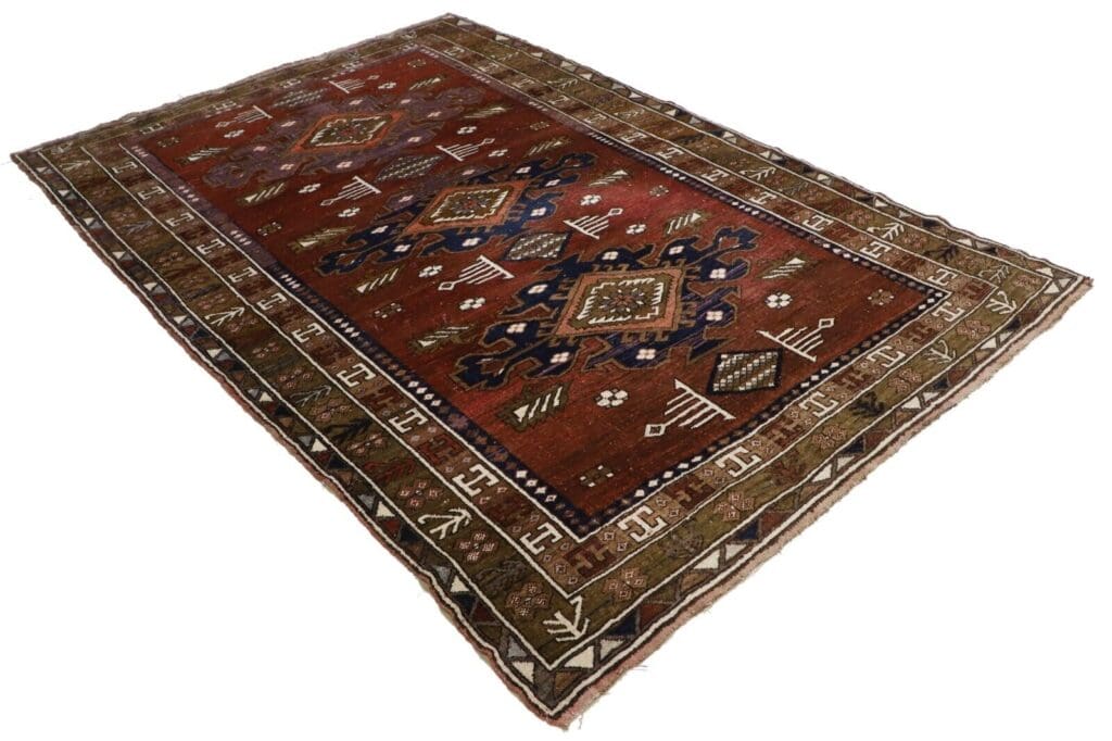 Orientteppich Shirvan 240 x 170 cm Wolle handgeknüpft