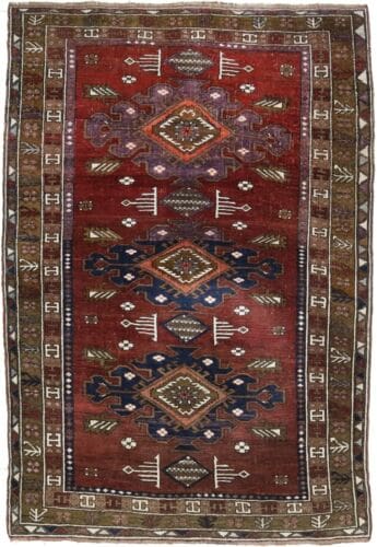 Orientteppich Shirvan 240 x 170 cm Wolle handgeknüpft