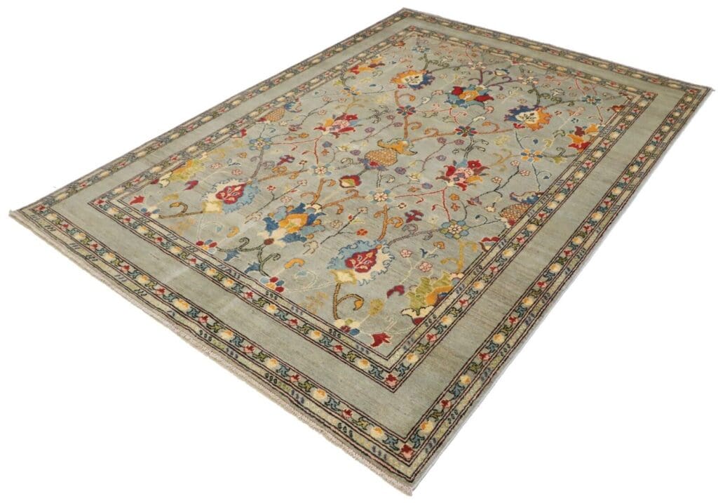 Orientteppich Kazak 235 x 167 cm Wolle handgeknüpft