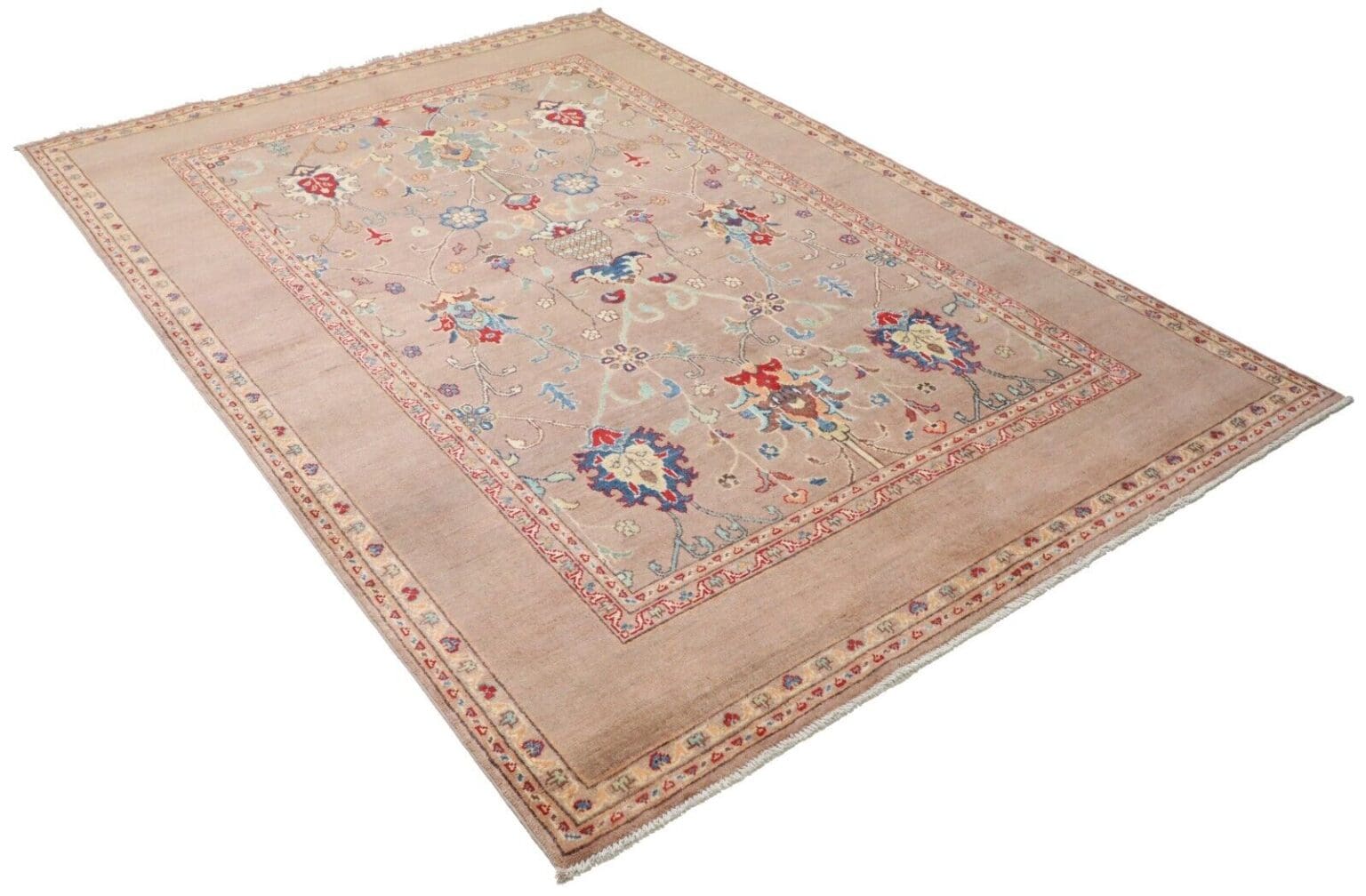 Orientteppich Kazak 244 x 173 cm Wolle handgeknüpft