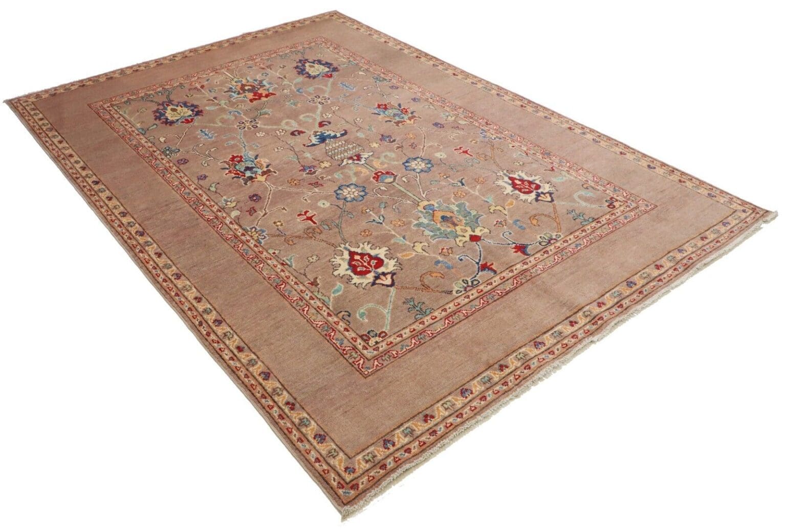 Orientteppich Kazak 244 x 173 cm Wolle handgeknüpft