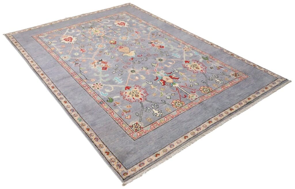 Orientteppich Kazak 238 x 173 cm Wolle handgeknüpft