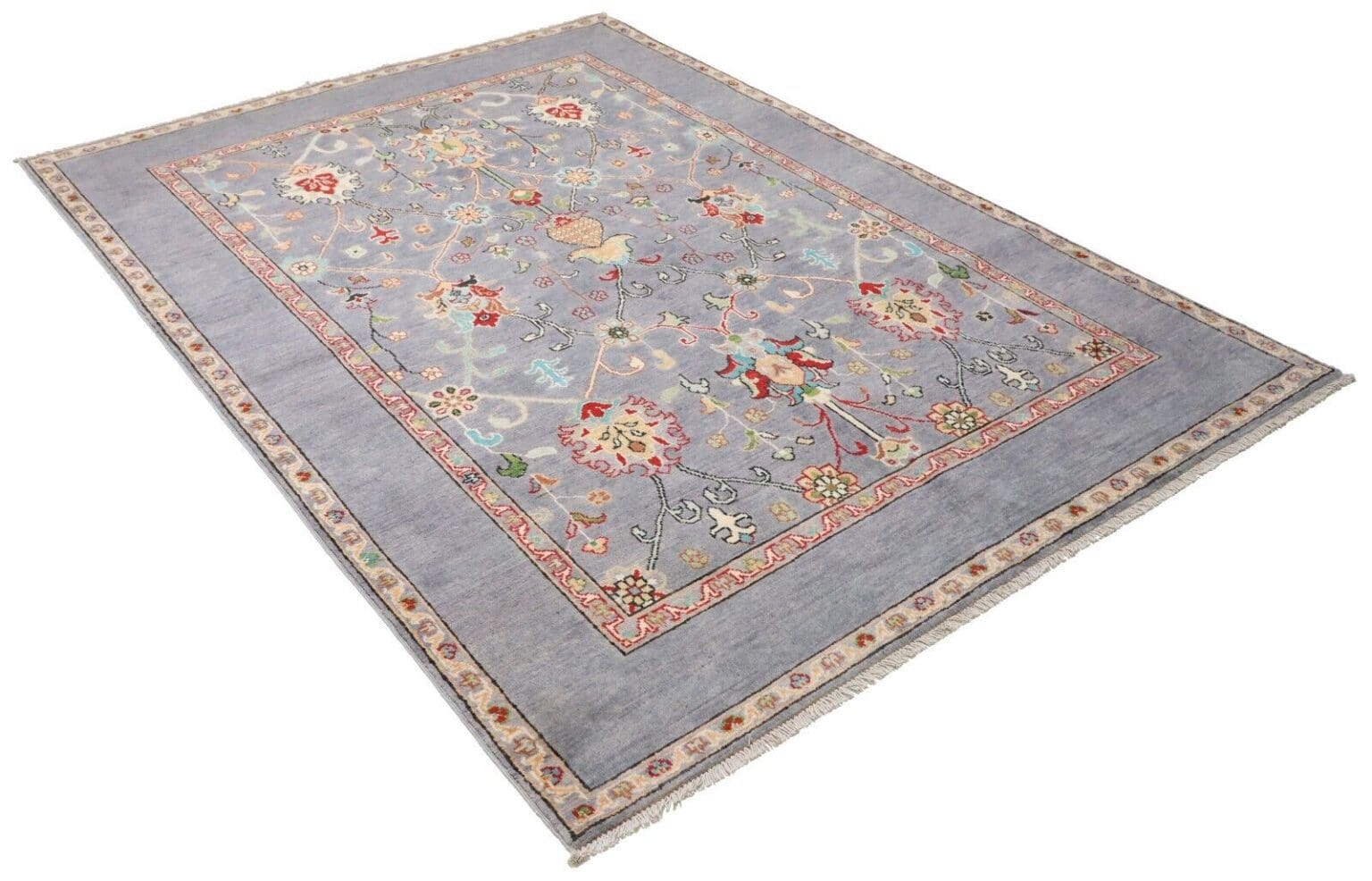 Orientteppich Kazak 238 x 173 cm Wolle handgeknüpft