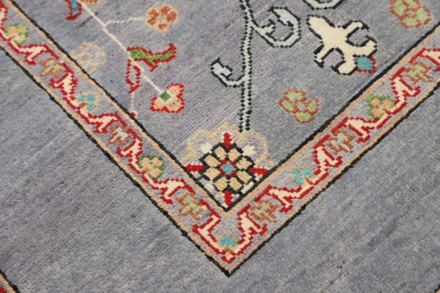 Orientteppich Kazak 238 x 173 cm Wolle handgeknüpft
