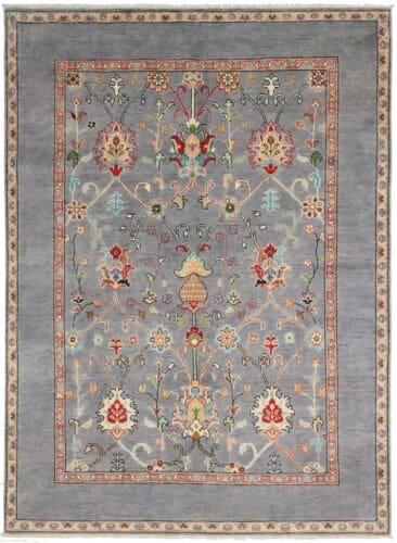 Orientteppich Kazak 238 x 173 cm Wolle handgeknüpft