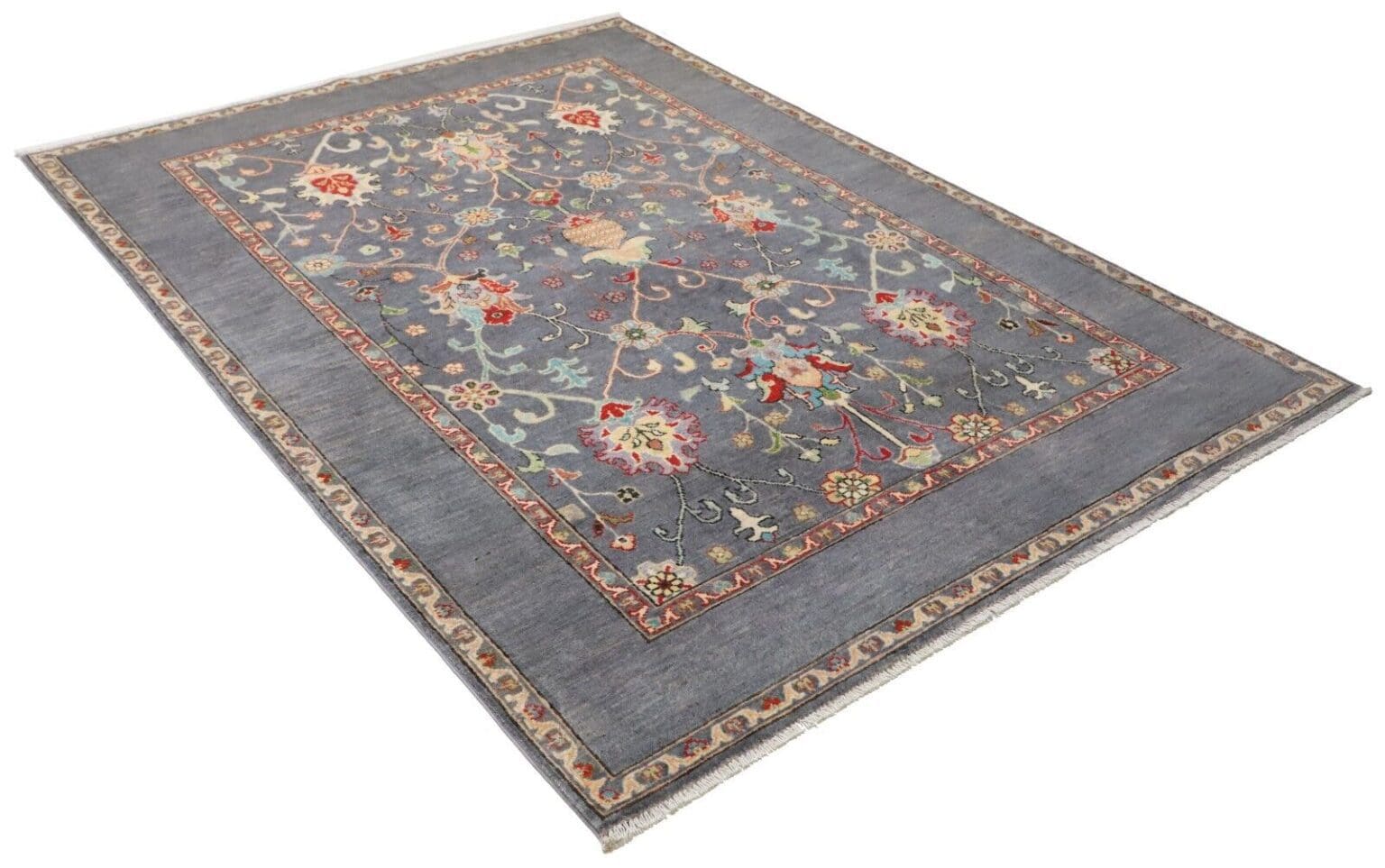 Orientteppich Kazak 231 x 169 cm Wolle handgeknüpft