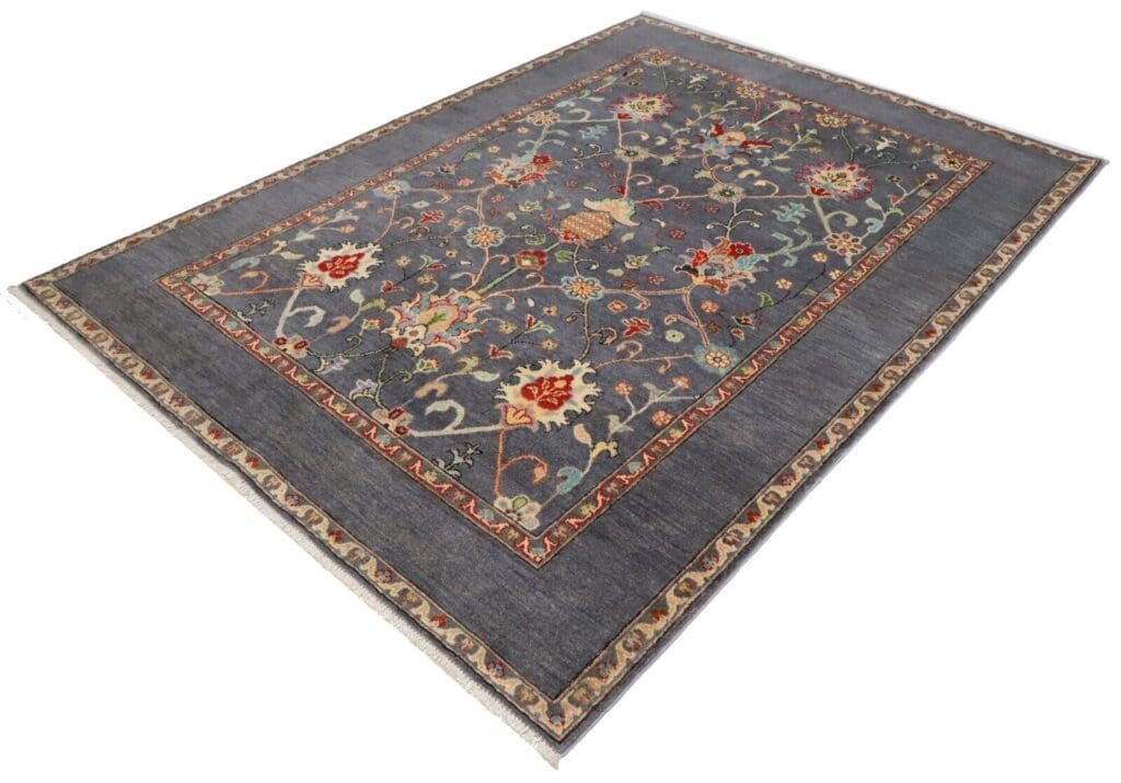 Orientteppich Kazak 231 x 169 cm Wolle handgeknüpft
