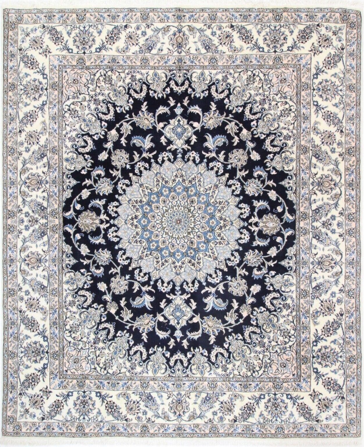 Perserteppich Nain 296 x 244 cm Wolle handgeknüpft