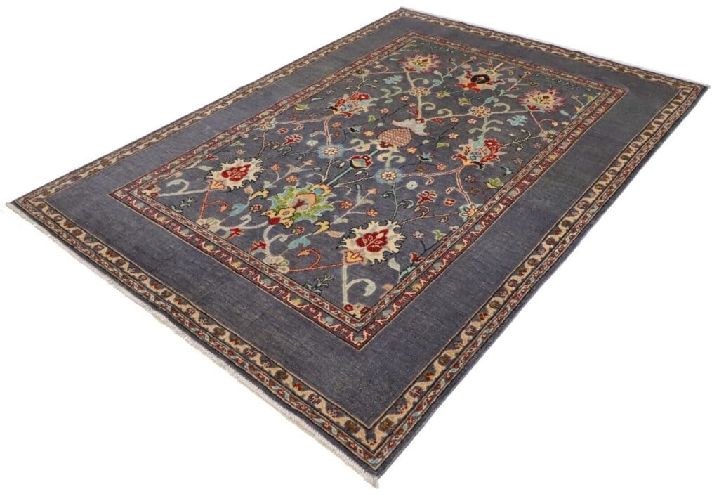 Orientteppich Kazak 236 x 168 cm Wolle handgeknüpft