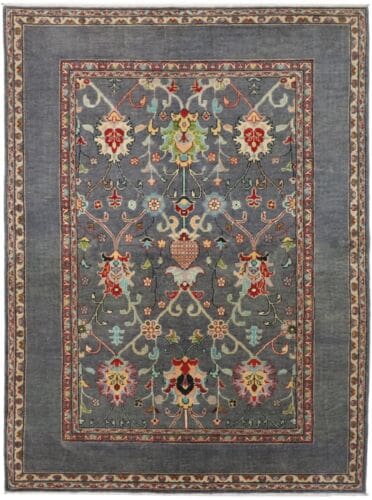 Orientteppich Kazak 236 x 168 cm Wolle handgeknüpft