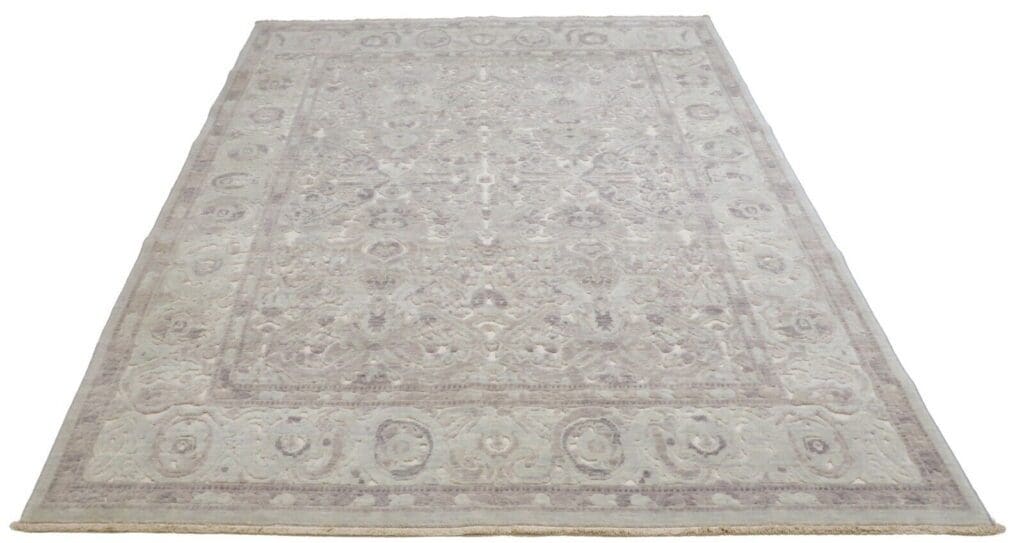 Orientteppich 178 x 232 cm Wolle handgeknüpft