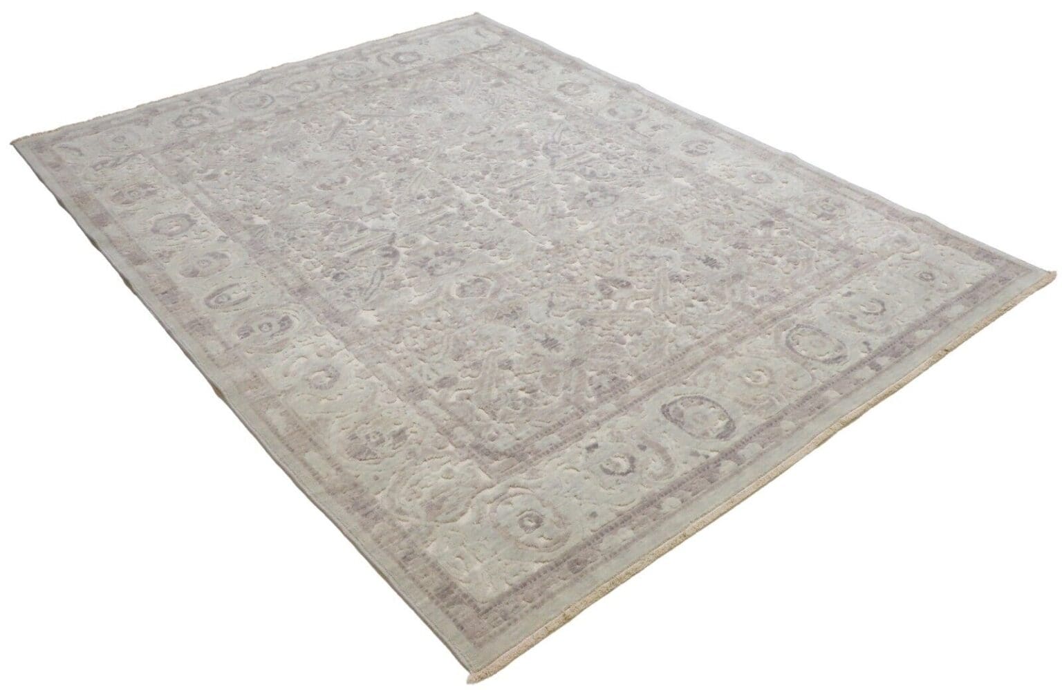 Orientteppich 178 x 232 cm Wolle handgeknüpft