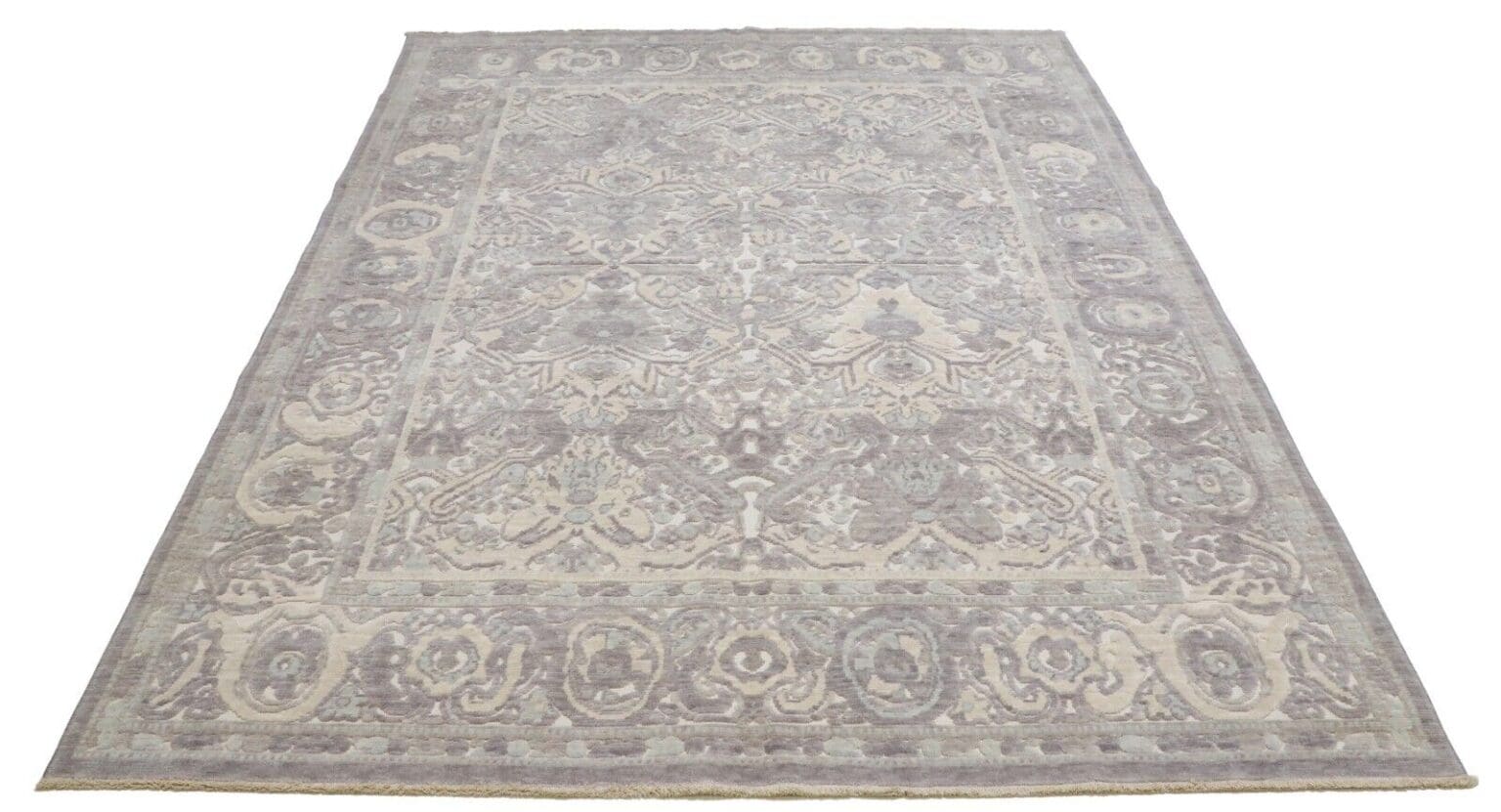 Orientteppich 184 x 230 cm Wolle handgeknüpft