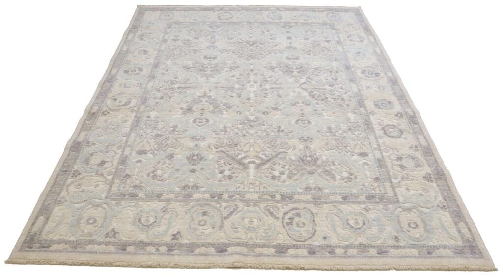 Orientteppich 182 x 231 cm Wolle handgeknüpft
