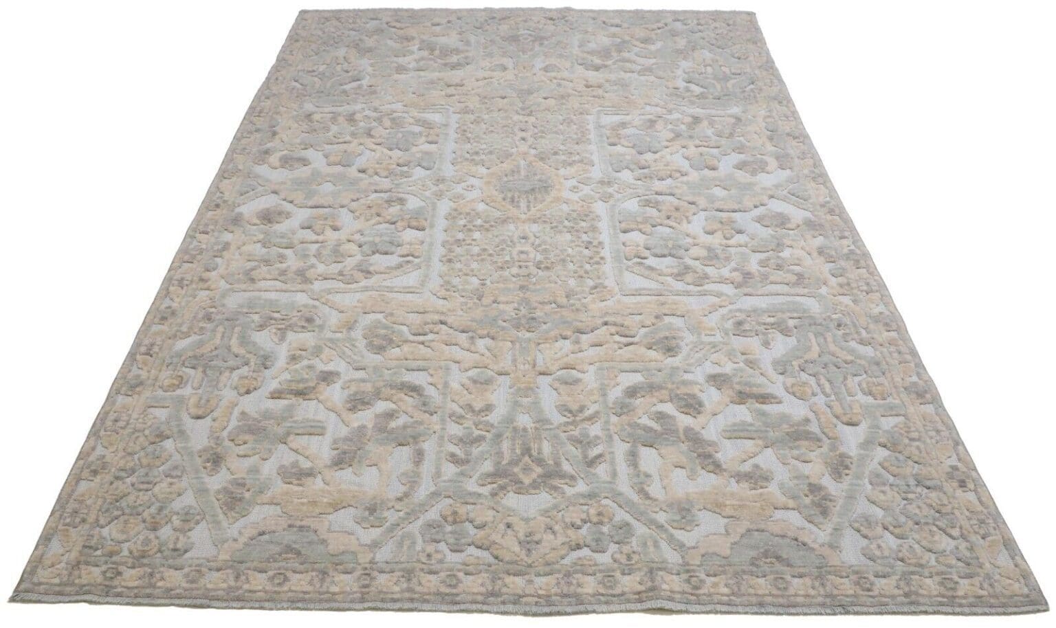 moderner-perserteppich-179x257-cm-echtes-wolle-relief-design-handgeknupft-2 Orientteppich 179 x 257 cm Wolle handgeknüpft