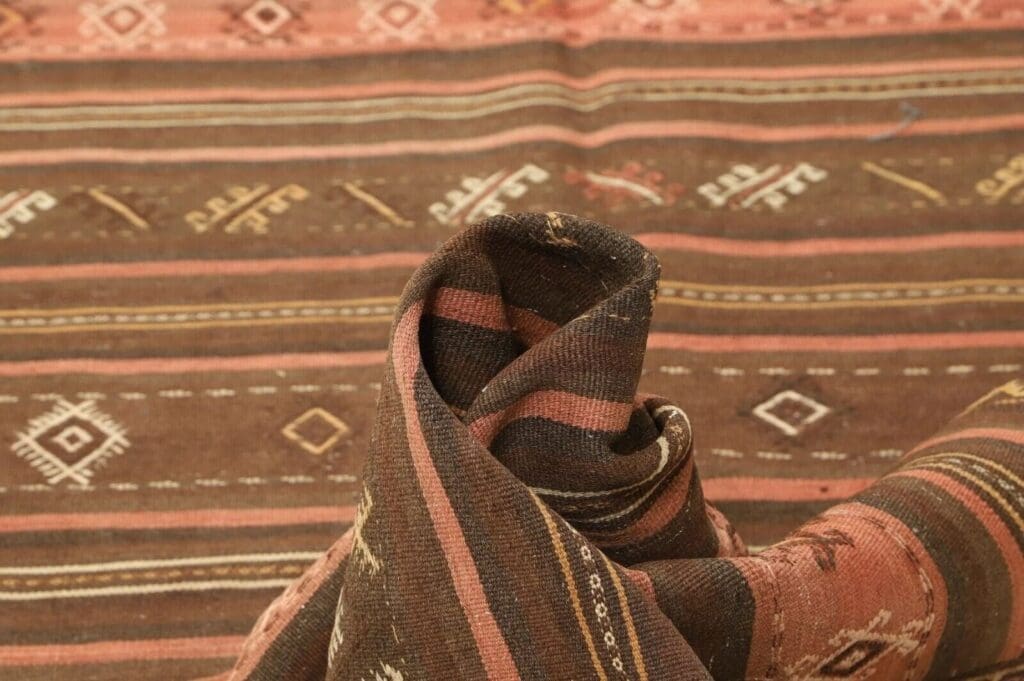 Orientteppich 261 x 137 cm Wolle handgewebt