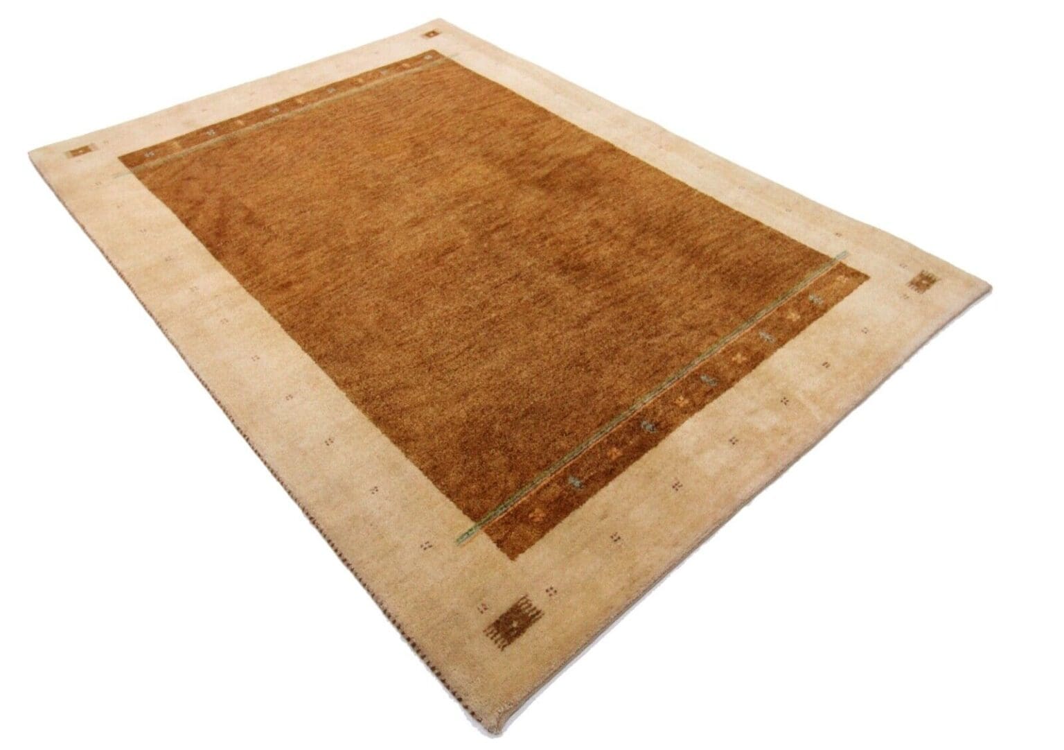 Orientteppich Gabbeh 237 x 170 cm Wolle handgeknüpft