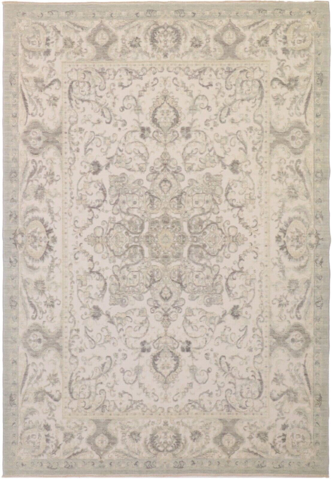 Orientalteppich 197 x 291 cm Wolle handgeknüpft
