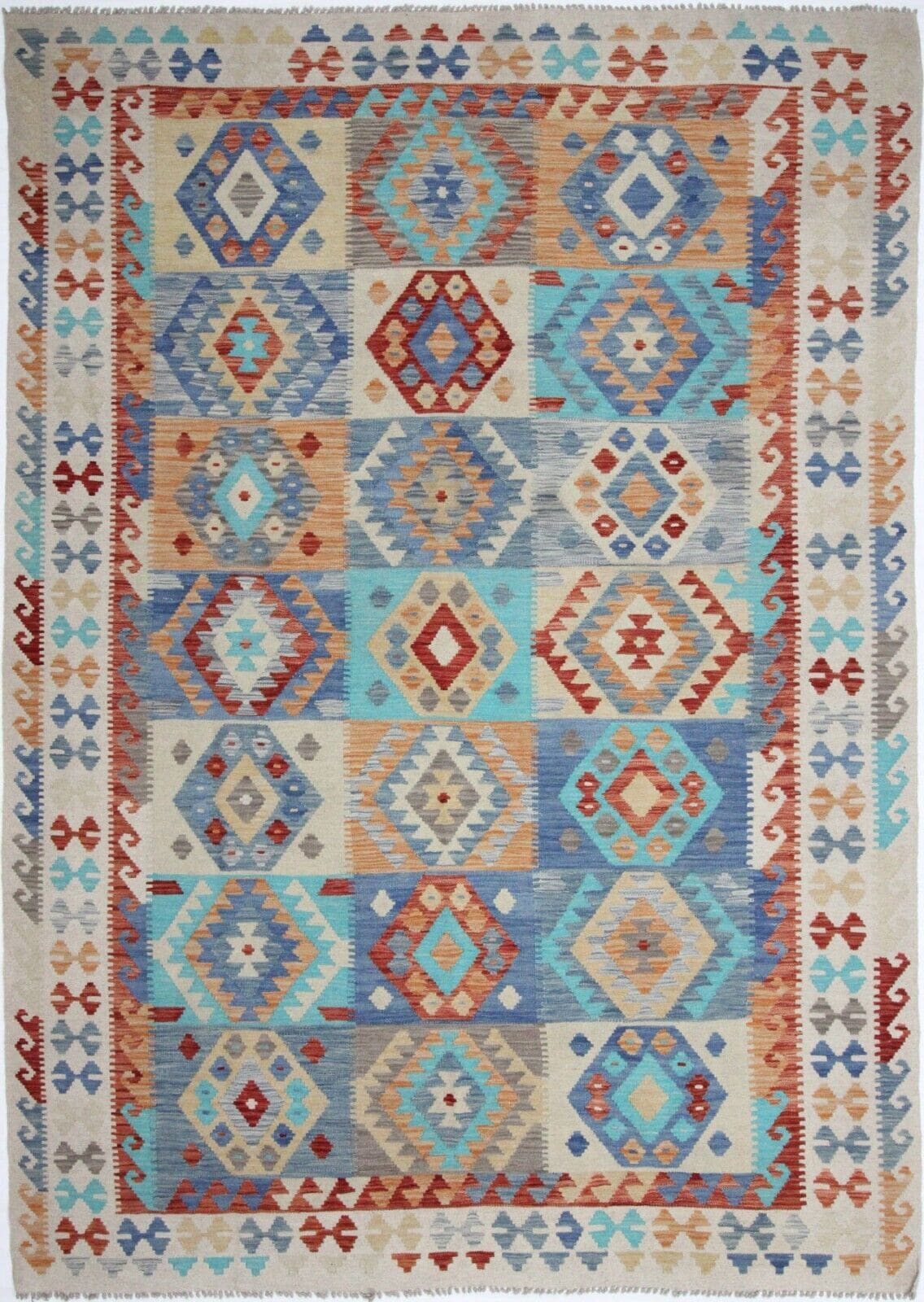 Orientteppich Afghanisch 291 x 204 cm Wolle handgewebt