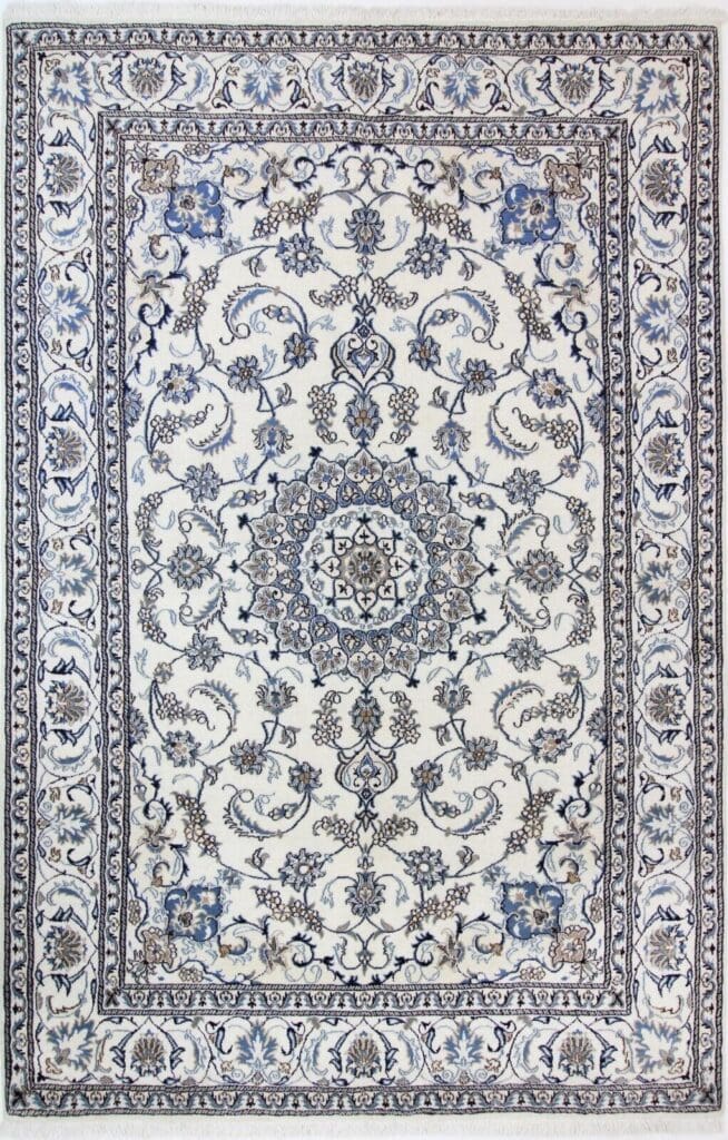 original-perserteppich-nain-302x195-cm-top-zustand-handgeknupft Perserteppich Nain 302 x 195 cm Wolle handgeknüpft
